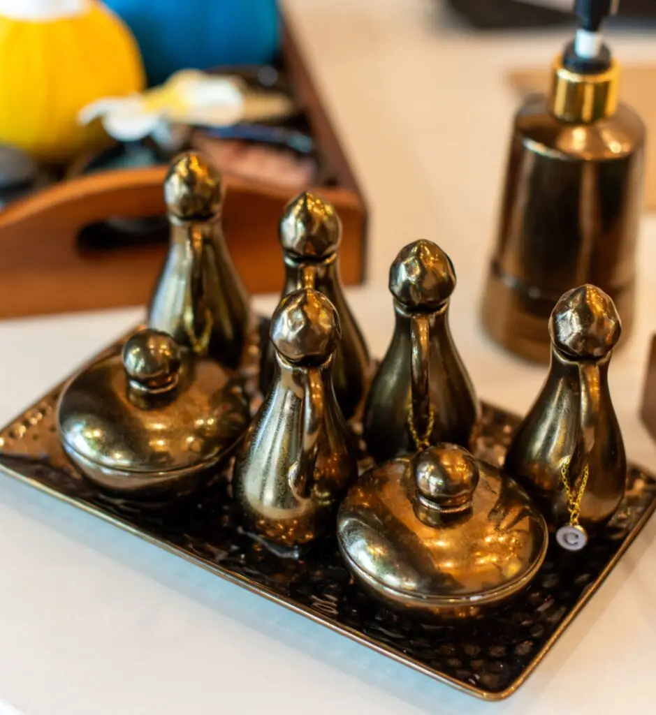 Thai wellness spa experience with traditional brass massage oils in Bangkok