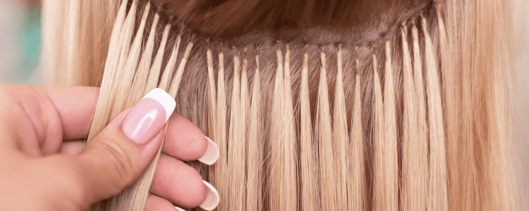 Hair extensions at Chandee have a small surcharge, due to complexity in handling