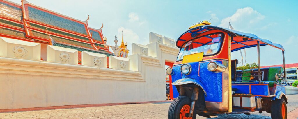 Tuk Tuk transportation in Bangkok